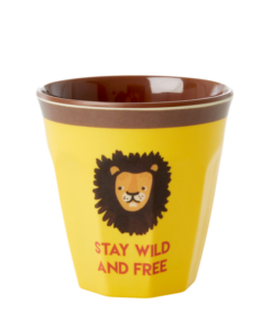 RICE melamine cup small lion, melamine, cup small, lion, RICE, wonderzolder.nl