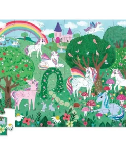 Crocodile Creek puzzel Unicorn Dreams 36 stukjes, floorpuzzle, vloerpuzzel, legpuzzel, puzzel, 36 stukjes, crocodile creek, wonderzolder.nl