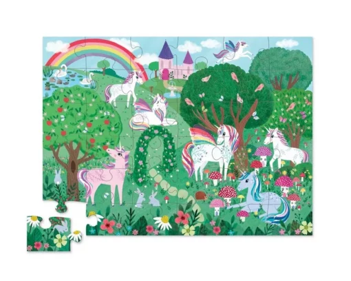 Crocodile Creek puzzel Unicorn Dreams 36 stukjes, floorpuzzle, vloerpuzzel, legpuzzel, puzzel, 36 stukjes, crocodile creek, wonderzolder.nl