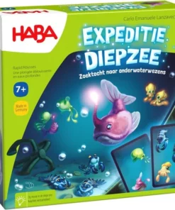 Haba Expeditie Diepzee, Expeditie Diepzee, gezelschapsspel, spel, familiespel, haba, wonderzolder.nl