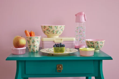 RICE kommetje roller skate, melamine, kinderservies, kommetje, rolschaatsen, roller skate, RICE, wonderzolder.nl