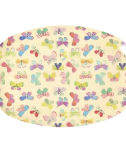 RICE plate butterfly, kinderservies, plate, bord, servies, butterfly, vlinder, RICE, wonderzolder.nl