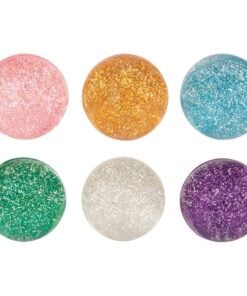 Goki glitter stuiterbal, stuiterbal, glitter stuiterbal, Goki, uitdeelcadeautje, wonderzolder.nl