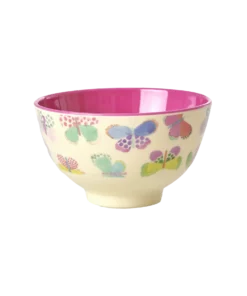 RICE kommetje Butterfly, melamine, kinderservies, kommetje, vlinders, butterfly, RICE, wonderzolder.nl