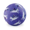 Crocodile Creek natuurrubber bal Purple unicorn, natuurrubber bal, speelbal, voetbal, purple unicorn, eenhoorn, crocodile creek, wonderzolder.nl