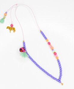 Feestbeest Kids ketting perfect purple, kinderketting, kindersieraad, ketting, perfect purple, feestketting, feestbeest kids, wonderzolder.nl