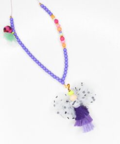 Feestbeest Kids ketting perfect purple, kinderketting, kindersieraad, ketting, perfect purple, feestketting, feestbeest kids, wonderzolder.nl