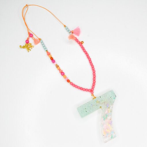 Feestbeest Kids ketting princess power, kinderketting, kindersieraad, ketting, princess power, feestketting, feestbeest kids, wonderzolder.nl