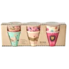 RICE bekerset jungle pink small, bekers, bekerset, giftset, jungle, pink, roze, RICE, wonderzolder.nl