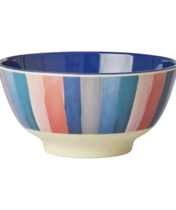 RICE kom NY stripes, melamine, kom, NY Stripes, strepen, RICE, wonderzolder.nl