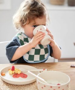 Lässig serviesset happy rascals Heart Lavender, giftset, cadeauset, serviesset, lässig, heart lavender, hartjes, kinderservies, wonderzolder.nl