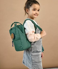 Lässig Mini Square backpack little gang dark green, kindertas, rugtas, rugzak, lässig, Mini Square Backpack Little Gang, wonderzolder.nl