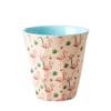 Rice beker Funky Flamingo small, melamine, small cup, kinderbeker, beker, flamingo, RICE, wonderzolder.nl