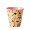Rice beker funky jungle small, kinderbeker, small cup, melamine, beker, jungle, dierentuin, RICE, wonderzolder.nl
