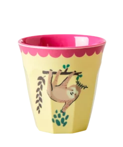 Rice beker Funky Monkey small, small cup, kinderbeker, beker, melamine, monkey, aapje, RICE, wonderzolder.nl
