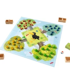Haba Boomgaard, gezelschapsspel, spel, familiespel, boomgaard, haba, wonderzolder.nl