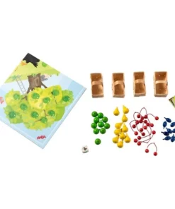 Haba Boomgaard, gezelschapsspel, spel, familiespel, boomgaard, haba, wonderzolder.nl