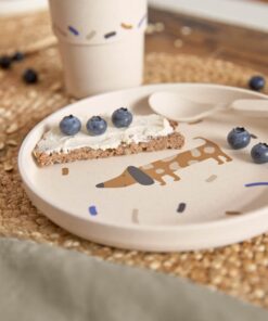 Lassig serviesset little mateys royal blue, serviesset, kinderservies, giftset, little mateys, lassig, kraamcadeau, wonderzolder.nl