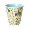 RICE beker Fun Fair Mint, medium cup, melamine, kinderbeker, kinderservies, mint, kermis, fun, fair, rice, wonderzolder.nl