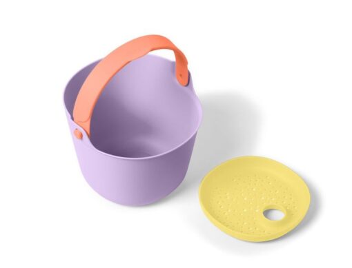 Quut Bucki Lavender, emmer, zeef, lavendel, paars, oranje, geel, strandspeelgoed, buitenspeelgoed, quut, wonderzolder.nl