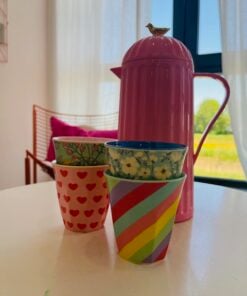 RICE set thermosfles en 4 bekers De Wonderzolder