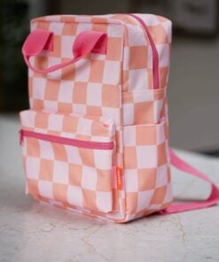 Engelpunt rugtas Sweet Peach, large, rugtas, rugzak, schooltas, perzik, roze, engelpunt, wonderzolder.nl