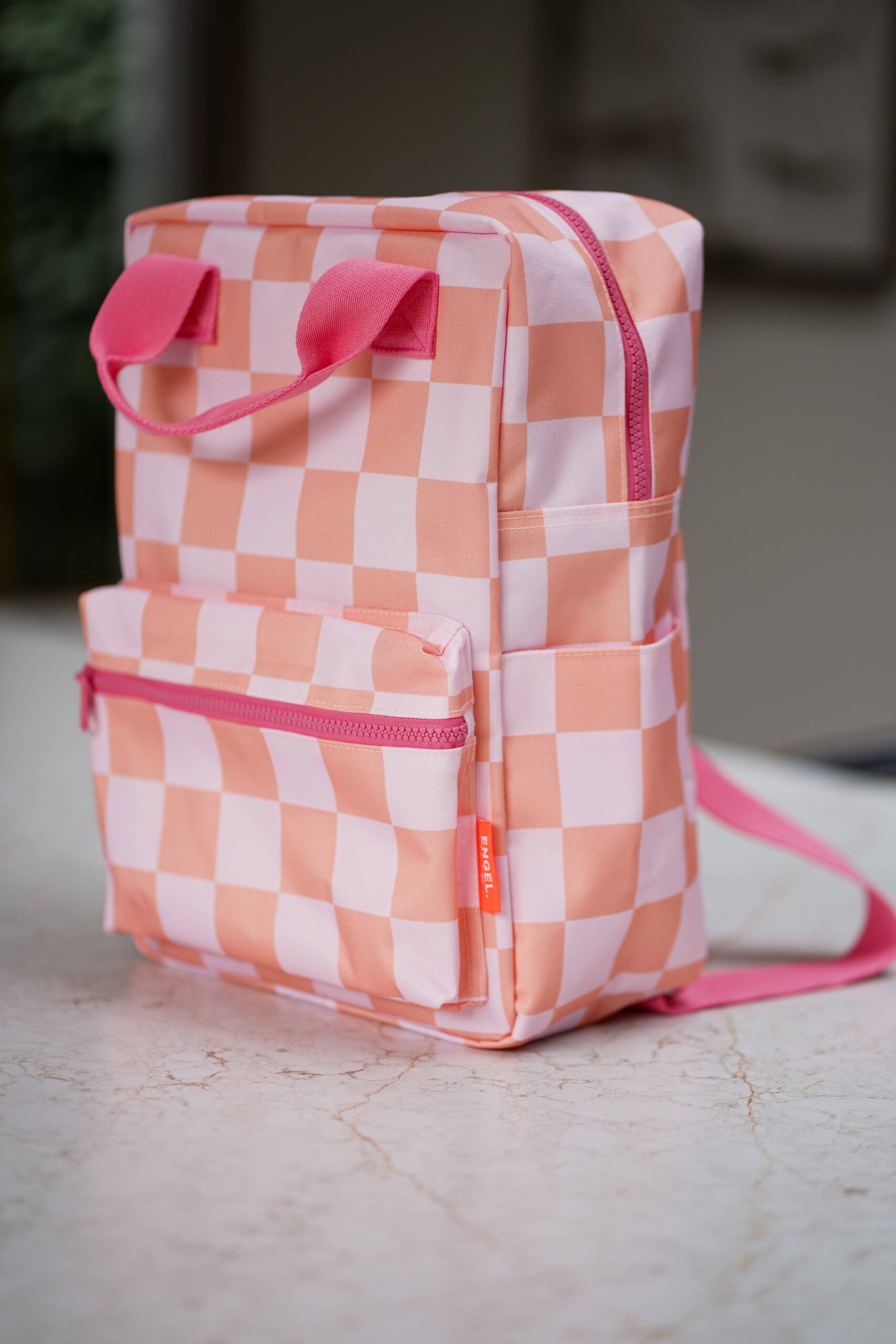 Engelpunt rugtas Sweet Peach, large, rugtas, rugzak, schooltas, perzik, roze, engelpunt, wonderzolder.nl