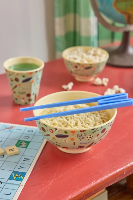 RICE kom Sports, melamine, servies, kom, medium bowl, sports, kinderservies, rice, wonderzolder.nl