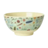 RICE kom Sports, melamine, servies, kom, medium bowl, sports, kinderservies, rice, wonderzolder.nl