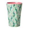 RICE beker peacock power large, melamine, servies, beker, tall cup, peacock power, rice, wonderzolder.nl