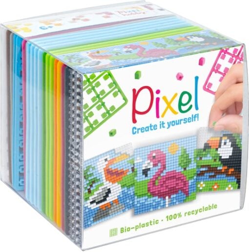 Pixelhobby Kubus Tropische Vogels 29023