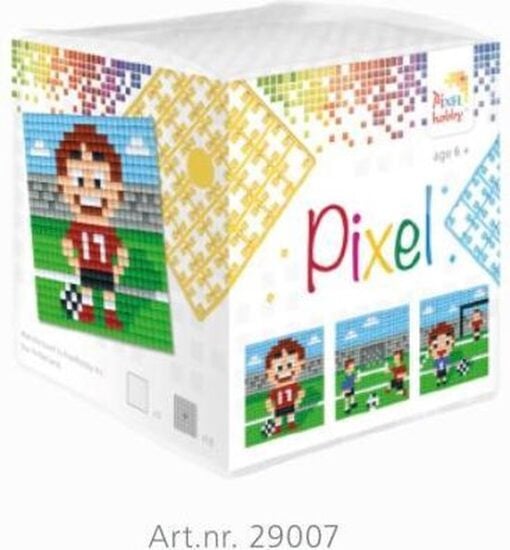 Pixel kubus voetbal 29007 - Afbeelding 2