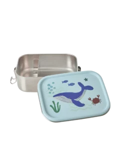 RICE lunchbox Blue Ocean, lunchbox, broodtrommel, blue, blauw, ocean, zeedieren, rice, wonderzolder.nl