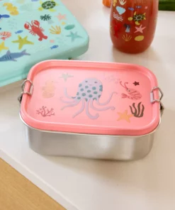 RICE lunchbox Coral Ocean, lunchbox, broodtrommel, coral, koraal, ocean, zeedieren, rice, wonderzolder.nl