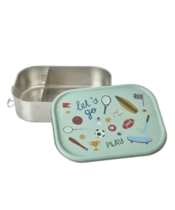 RICE Lunchbox sports, lunchbox, broodtrommel, sport, blauw, basisschool, rice, wonderzolder.nl