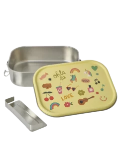 RICE lunchbox unicorn love, roestvrij staal, lunchbox, broodtrommel, unicorn, love, rice, wonderzolder.nl