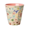 RICE beker Ocean Coral, melamine, medium cup, kinderbeker, kinderservies, ocean, coral, koraal, rice, wonderzolder.nl