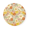 RICE bord flower power, melamine, servies, bord, kinderbord, bloemen, flower power, rice, wonderzolder.nl