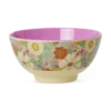 RICE kom Flower Power, melamine, kom, servies, bloemen, flower power, rice, wonderzolder.nl