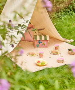 RICE kom Flower Power, melamine, kom, servies, bloemen, flower power, rice, wonderzolder.nl