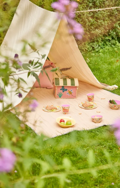RICE kom Flower Power, melamine, kom, servies, bloemen, flower power, rice, wonderzolder.nl