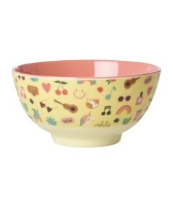 RICE kom Unicorn Love, melamine, servies, kom, kinderservies, unicorn love, rice, wonderzolder.nl