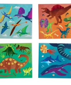 Crocodile Creek 4 in 1 puzzel dinosaurus, 4 puzzels, vloerpuzzel, legpuzzel, dino, dinosaurus, crocodile creek, wonderzolder.nl