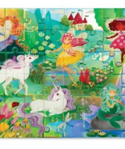 Crocodile Creek holografische puzzel magische vrienden, 60 stukjes, puzzel, legpuzzel, vloerpuzzel, magische vrienden, holografische puzzel, crocodile creek, wonderzolder.nl