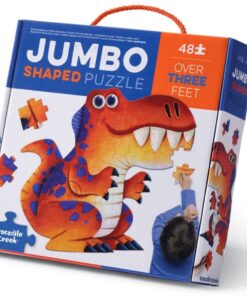 Crocodile Creek jumbo puzzel dinosaurus, jumbo puzzel, vloerpuzzel, legpuzzel, dinosaurus, jumbo, crocodile creek, wonderzolder.nl