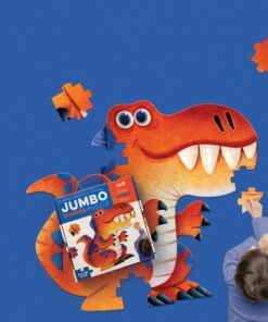 Crocodile Creek jumbo puzzel dinosaurus, jumbo puzzel, vloerpuzzel, legpuzzel, dinosaurus, jumbo, crocodile creek, wonderzolder.nl