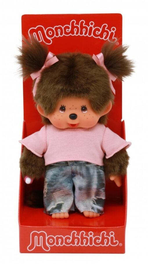 Monchhichi meisje street fashion, knuffel, pop, meisje, street fashion, japan, monchhichi, wonderzolder.nl