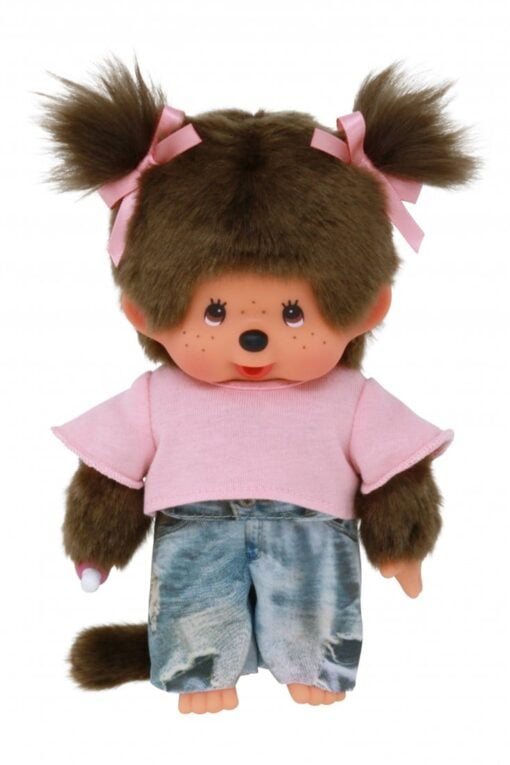 Monchhichi meisje street fashion, knuffel, pop, meisje, street fashion, japan, monchhichi, wonderzolder.nl