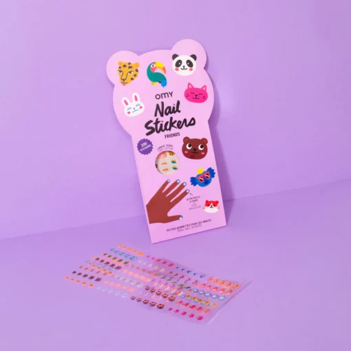 OMY nagelstickers friends, bodyart, nagelstickers, friends, vrienden, meisjes, stickers, omy, wonderzolder.nl