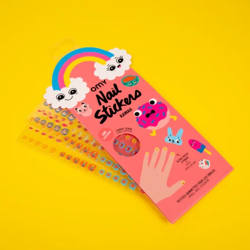 OMY nagelstickers kawaii, bodyart, nagelstickers, kawaii, meisjes, stickers, omy, wonderzolder.nl